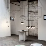 Подвесной светильник Via Wireflow polyhedral 0307 Pendan Light от ImperiumLoft