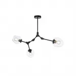Люстра на штанге Адель Branching Bubble Chandelier L3 Black Amber