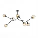 Люстра на штанге Адель Branching Bubble Chandelier L7 Black Amber