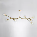 Люстра на штанге Адель Branching Bubble Chandelier L8 Brass Tinted