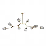Люстра на штанге Адель Branching Bubble Chandelier L9 Brass Tinted