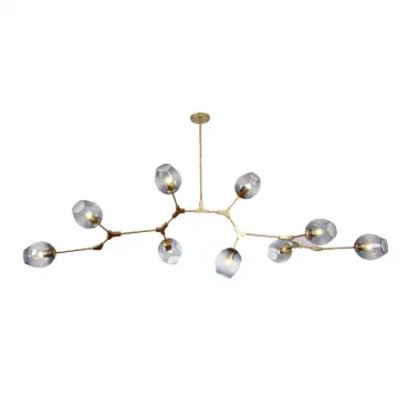 Люстра на штанге Адель Branching Bubble Chandelier L9 Brass Tinted