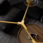 Люстра на штанге Адель Branching Bubble Chandelier L9 Brass Tinted