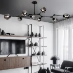 Люстра на штанге Адель Branching Bubble Chandelier L9 Brass Tinted