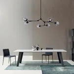 Люстра на штанге Адель Branching Bubble Chandelier L9 Brass Tinted