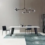 Люстра на штанге Адель Branching Bubble Chandelier L9 Brass Tinted