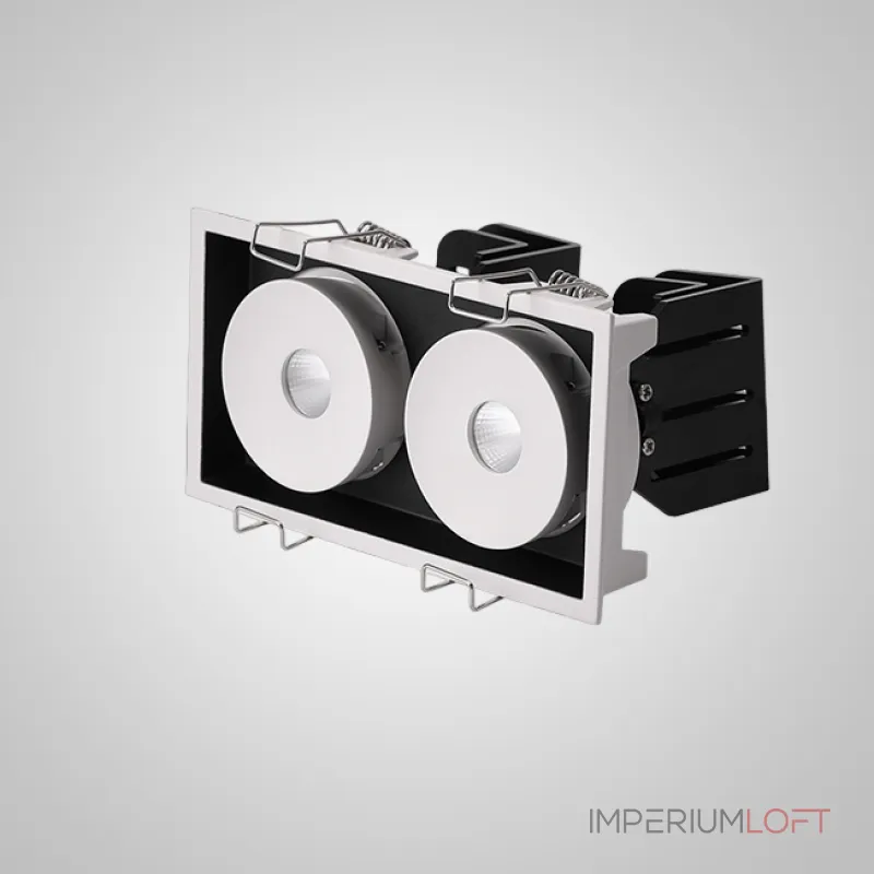 Встраиваемый светодиодный светильник GIDO L2 White Black от ImperiumLoft Встраиваемый светодиодный светильник GIDO L2 White Black от ImperiumLoft