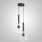 Подвесной светильник FINNUR RING DUO D20 Black от ImperiumLoft