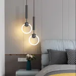 Подвесной светильник FINNUR RING DUO D15 Black от ImperiumLoft