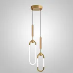 Подвесной светильник FINNUR DUO B H40 Brass от ImperiumLoft