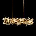 Реечный, рядный светильник MILLARD L100 Brass от ImperiumLoft