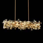 Реечный, рядный светильник MILLARD L120 Brass от ImperiumLoft