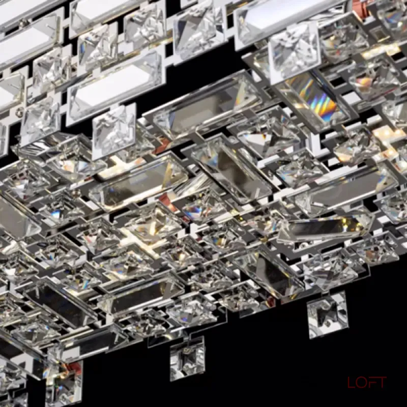 Реечный, рядный светильник MILLARD L100 Chrome от ImperiumLoft