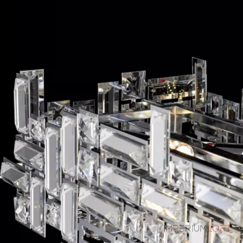 Реечный, рядный светильник MILLARD L100 Chrome от ImperiumLoft