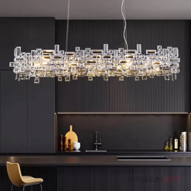 Реечный, рядный светильник MILLARD L100 Chrome от ImperiumLoft