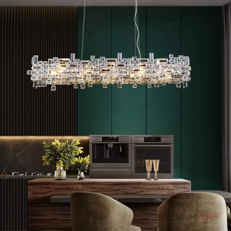 Реечный, рядный светильник MILLARD L100 Chrome от ImperiumLoft