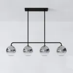 Реечный, рядный светильник CLOVE Black Grey от ImperiumLoft