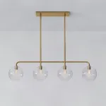 Реечный, рядный светильник CLOVE Brass Transparent от ImperiumLoft