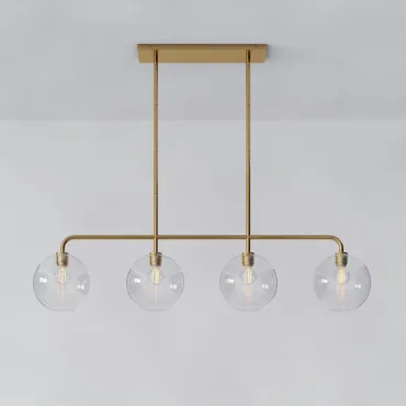 Реечный, рядный светильник CLOVE Brass Transparent