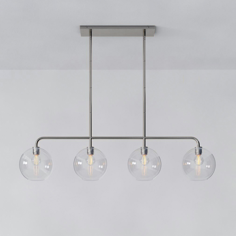 Реечный, рядный светильник CLOVE Chrome Transparent от ImperiumLoft Реечный, рядный светильник CLOVE Chrome Transparent от ImperiumLoft