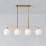 Реечный, рядный светильник CLOVE Brass White от ImperiumLoft