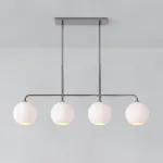 Реечный, рядный светильник CLOVE Chrome White от ImperiumLoft