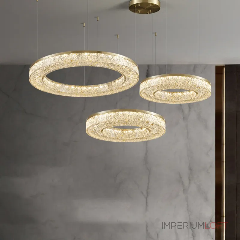 Кольцевая люстра OLAGUS COMBO А Black от ImperiumLoft