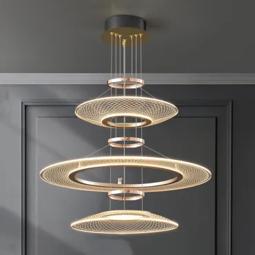 Кольцевая люстра ISTRAL D60+80+60