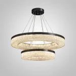 Кольцевая люстра OLAGUS А Black от ImperiumLoft