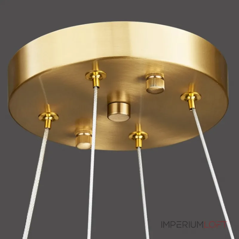 Кольцевая люстра OLAGUS B Black от ImperiumLoft