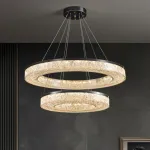 Кольцевая люстра OLAGUS B Black от ImperiumLoft