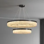 Кольцевая люстра OLAGUS B Black от ImperiumLoft