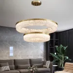 Кольцевая люстра OLAGUS B Black от ImperiumLoft