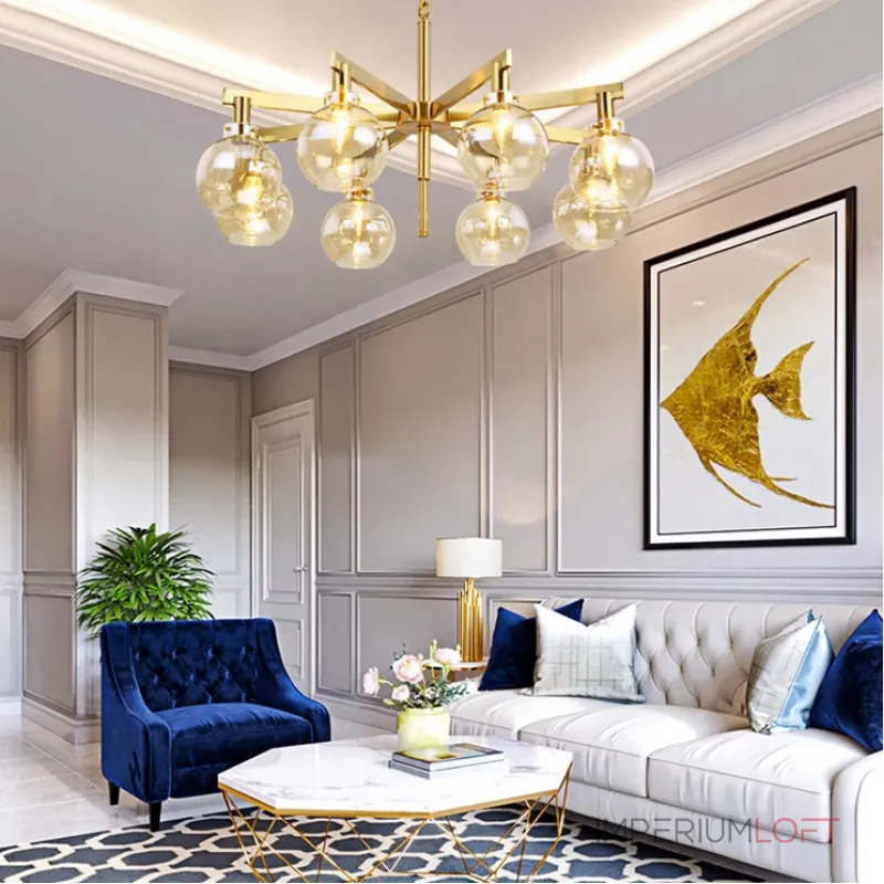 Подвесная люстра Carmella Globe PENDANT 10 Подвесная люстра Carmella Globe PENDANT 10