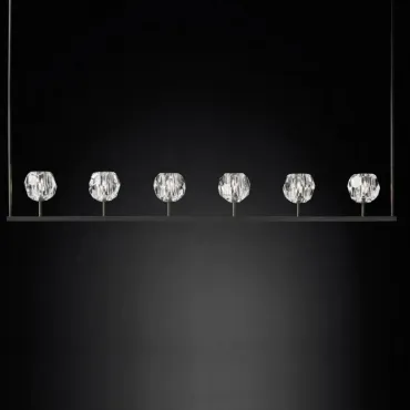 Люстра Boule De Cristal Linear Chandelier 6 Black Люстра Boule De Cristal Linear Chandelier 6 Black