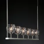 Люстра RH Boule De Cristal Linear Chandelier 6 Nickel от ImperiumLoft