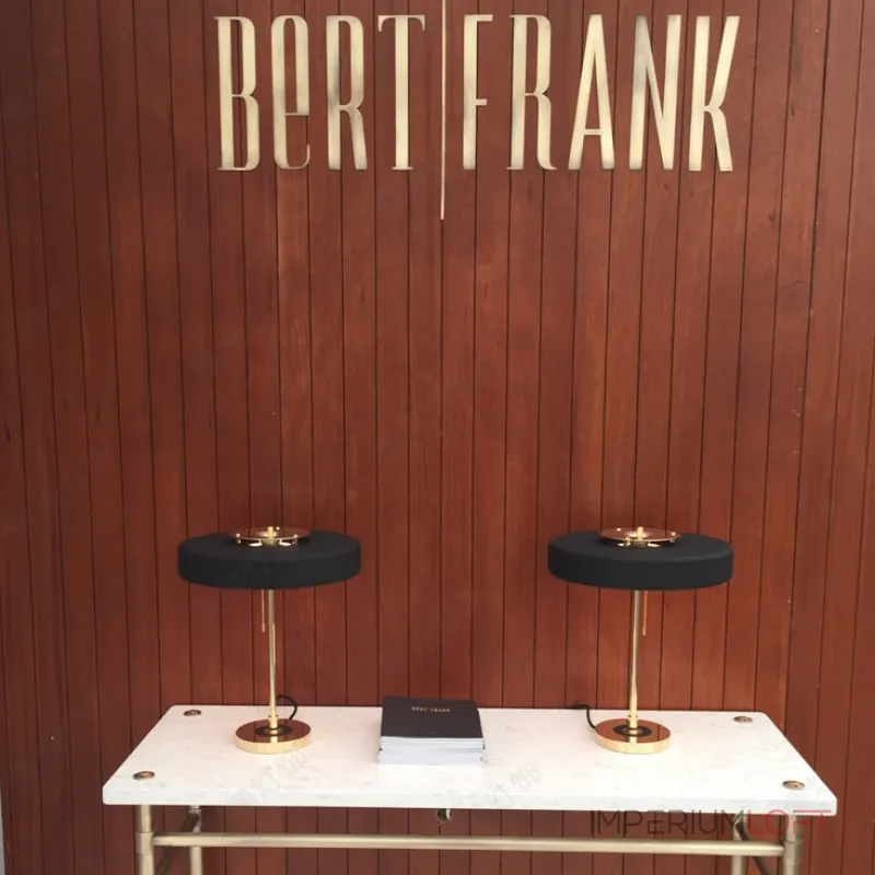 Настольная Bert Frank Revolve Table Lamp Black от ImperiumLoft