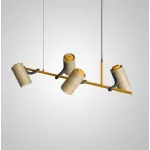 Подвесной реечный светильник BARREL A Yellow от ImperiumLoft