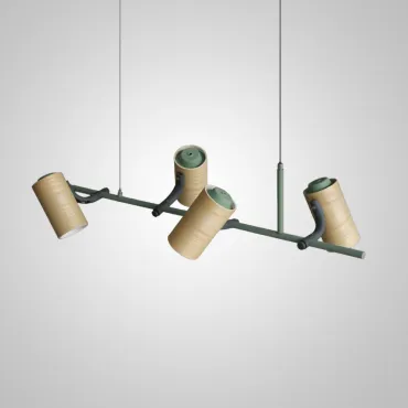 Подвесной реечный светильник BARREL A Green