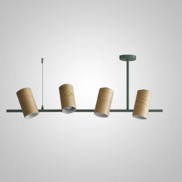 Подвесной реечный светильник BARREL B Green