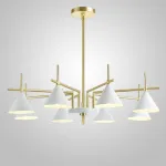 Люстра на штанге CONUS L8 White от ImperiumLoft