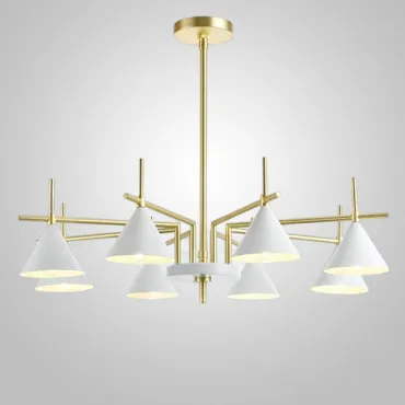 Люстра на штанге CONUS L8 White Люстра на штанге CONUS L8 White