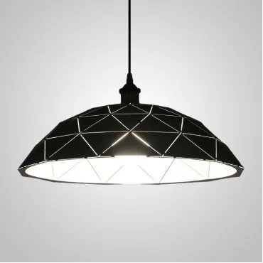 Подвесной светильник HOOD D40 Black White