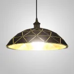 Подвесной светильник HOOD D40 Black Gold от ImperiumLoft