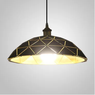 Подвесной светильник HOOD D40 Black Gold