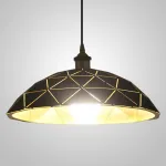 Подвесной светильник HOOD D50 Black Gold от ImperiumLoft