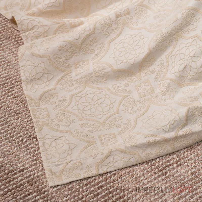 Покрывало 'Тиара' 240х260см бежевое от ImperiumLoft