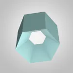 Потолочный светильник HEXAGON B H15 Blue от ImperiumLoft