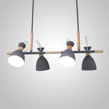 Подвесной реечный светильник TRIF WOOD LONG Grey Подвесной реечный светильник TRIF WOOD LONG Grey