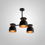 Люстра на штанге LOOP L3 Black от ImperiumLoft